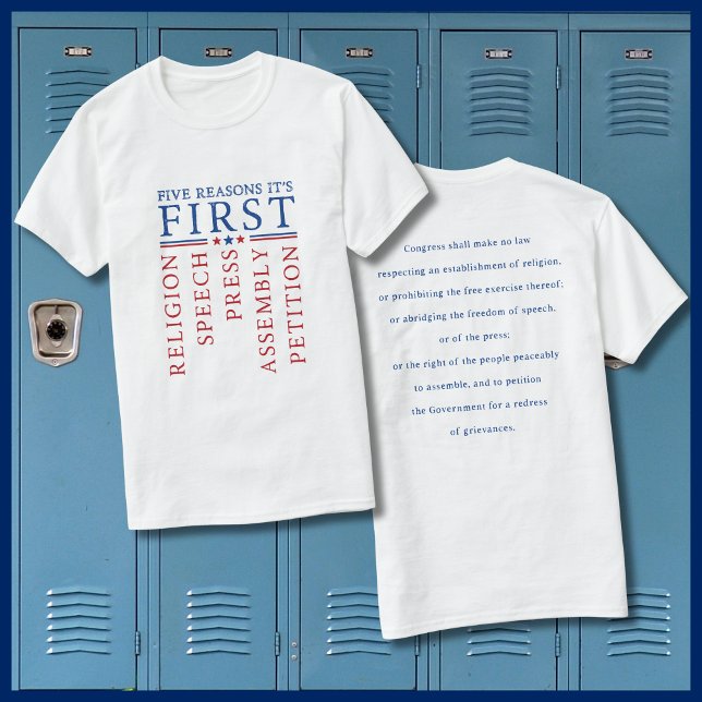 First Amendment Freedom of Speech Protest Rally T-Shirt (Creator Uploaded)