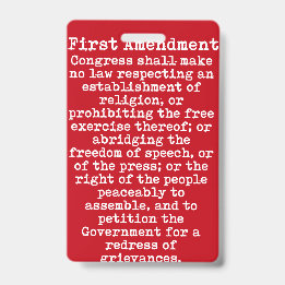 First Amendment Press Pass Badge ID Badge