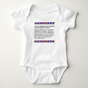 First Amendment Rights Baby Bodysuit