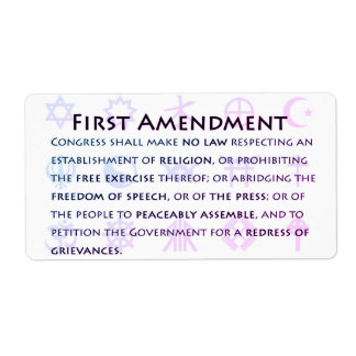 First Amendment stickers