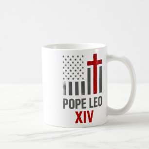 First American Pope Leo Xiv Catholic Religious Men Coffee Mug