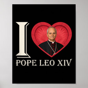 First American Pope Leo Xiv Robert Francis Prevost Poster