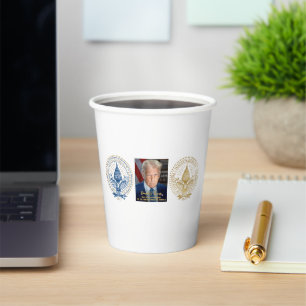 First and Second Inauguration of President Trump Paper Cups