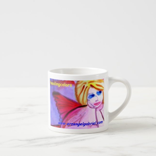 ...first angel...art by Jutta Gabriel... Espresso Cup (Right)