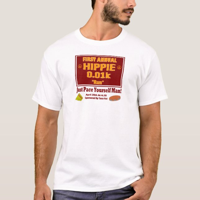 First Annual Hippie 0.01k "Run" Tee (Front)