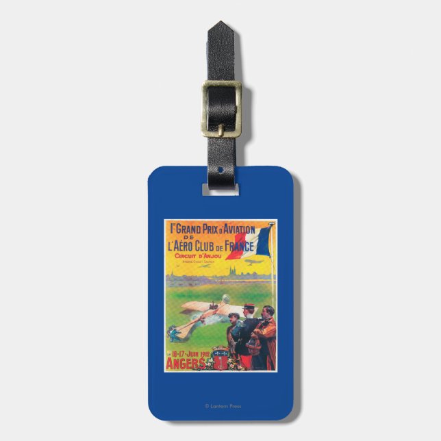First Aviation Grand Prix Luggage Tag (Front Vertical)