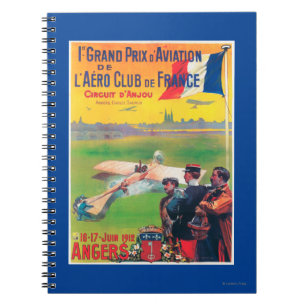 First Aviation Grand Prix Spiral Notebook