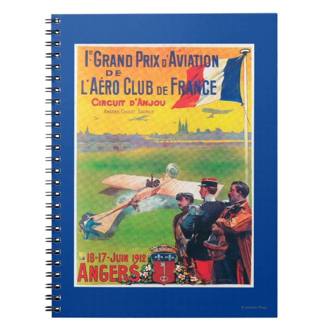 First Aviation Grand Prix Spiral Notebook (Front)