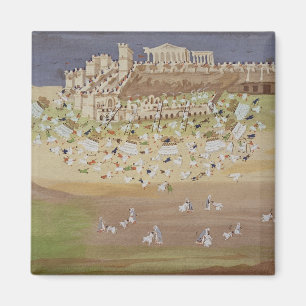 First battle of Athens in 1826, from the Pictorial Magnet