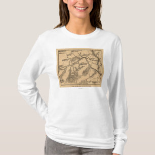 First Battle of Bull Run - Civil War Panoramic 7 T-Shirt