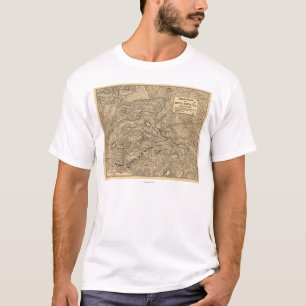 First Battle of Bull Run - Civil War Panoramic 8 T-Shirt