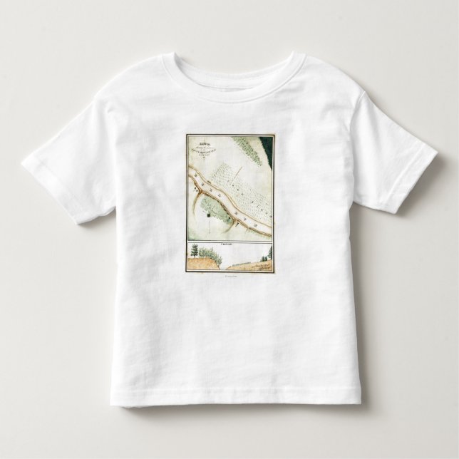 First Battle of Bull Run - Civil War Panoramic Toddler T-Shirt (Front)