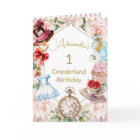 First Birthday Alice In Wonderland Child Age 