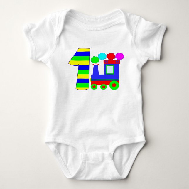 FIRST BIRTHDAY BABY BODYSUIT (Front)