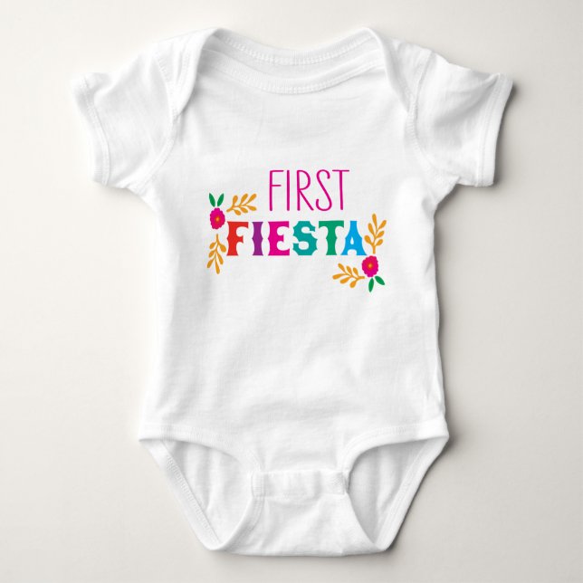 First Birthday Baby Bodysuit (Front)