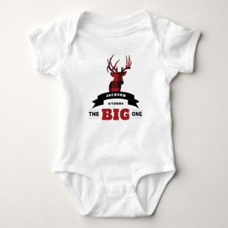First Birthday Baby Bodysuit Hunting Theme