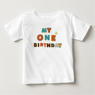 First Birthday Baby Girl T-Shirt