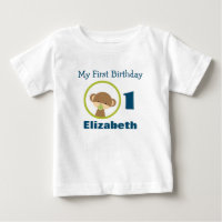 First Birthday Baby Safari Monkey with Pacifier