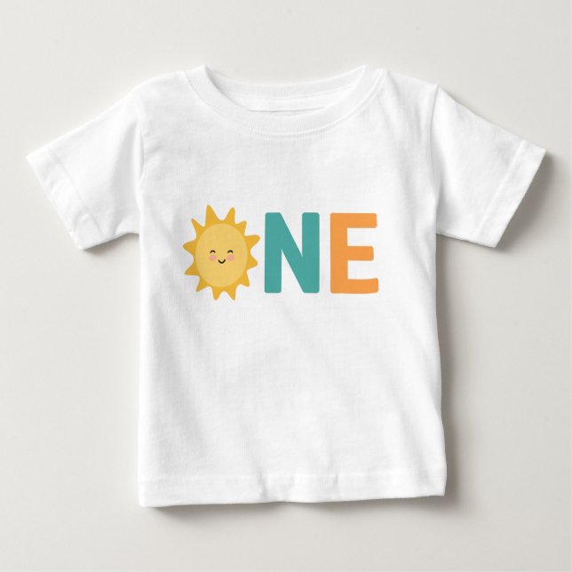 FIRST BIRTHDAY BABY T-Shirt (Front)