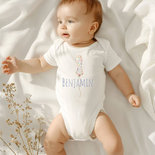 First Birthday Balloon Milestone Birthday Party  Baby Bodysuit