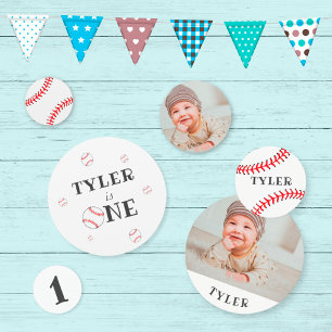 First Birthday Baseball Birthday Party Confetti