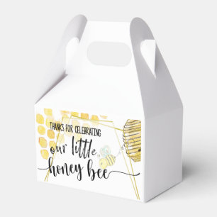 FIRST BIRTHDAY, BEE PARTY, BEE THEMED FAVOUR BOX