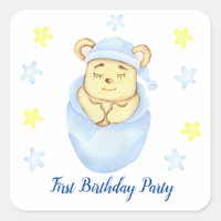 First Birthday Boy Party positive