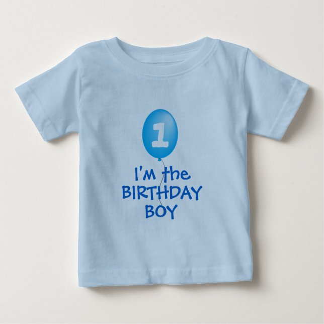 first birthday boy shirt (Front)