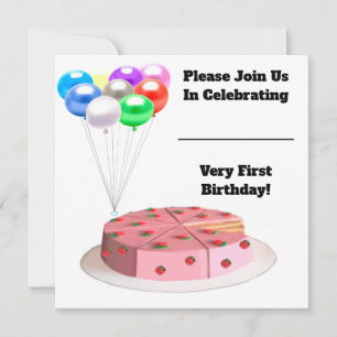 First Birthday Card