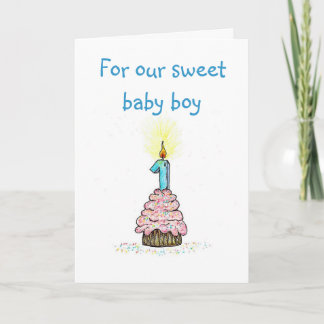 First Birthday From Parents Card