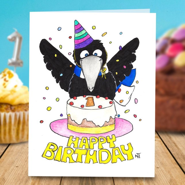 FIRST BIRTHDAY greeting card by Nicole Janes (Creator Uploaded)