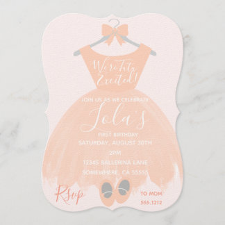 FIRST BIRTHDAY INVITE