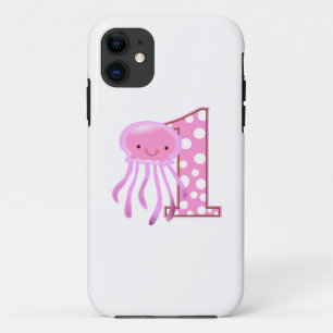 First Birthday Jellyfish Case-Mate iPhone Case