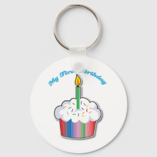 First Birthday Key Ring