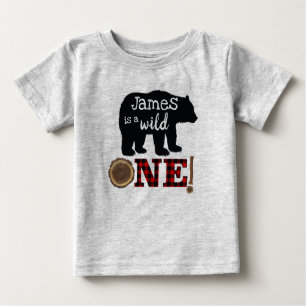 First Birthday Lumberjack T-shirt