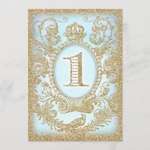 First Birthday Once Upon a Time Prince Invitation