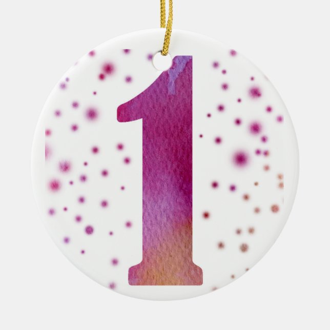 First Birthday Ornament (Front)