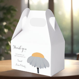 First Birthday Party Camomile Flower Cute Pastel  Favour Box