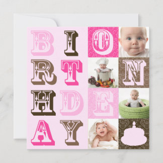 First Birthday Party Invitation
