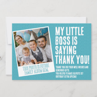 First birthday party Thank you cards