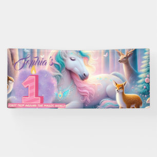 First Birthday Pary Customisable Banner
