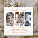 First Birthday Photo Minimal 1st Birthday Party Invitation<br><div class="desc">First Birthday Photo Minimal 1st Birthday Party Invitation</div>