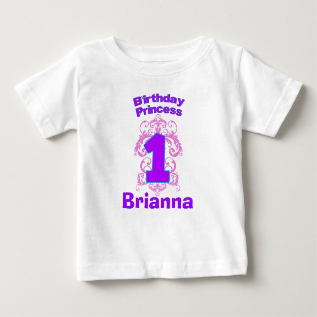 First Birthday Princess Shirt (Front)