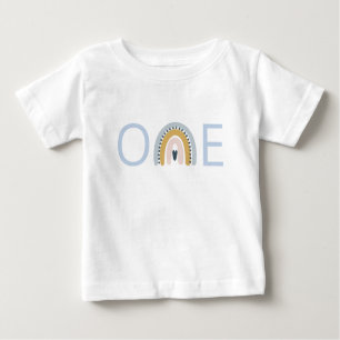 First Birthday Rainbow Baby Tee