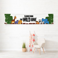 First Birthday Safari Jungle Wild One Personalised