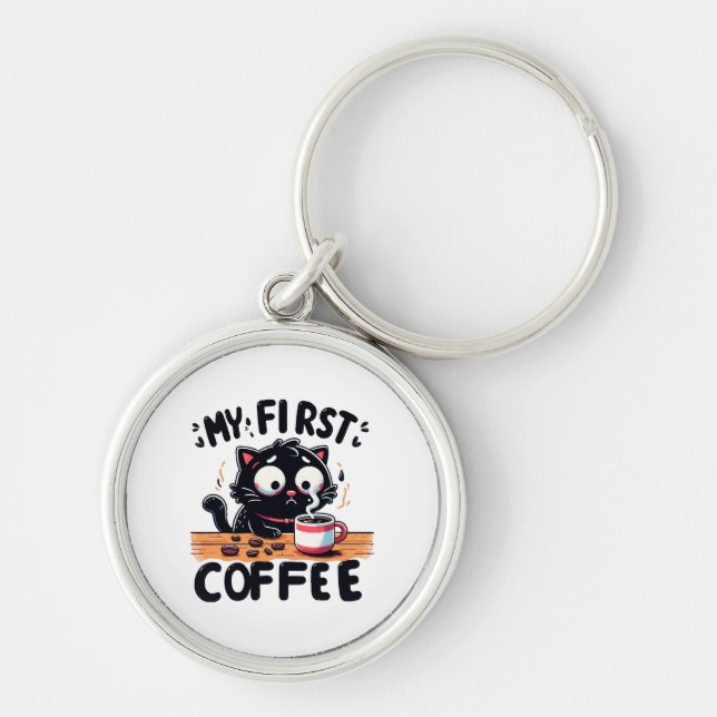 First Black Coffee Adventure Key Ring (Front)