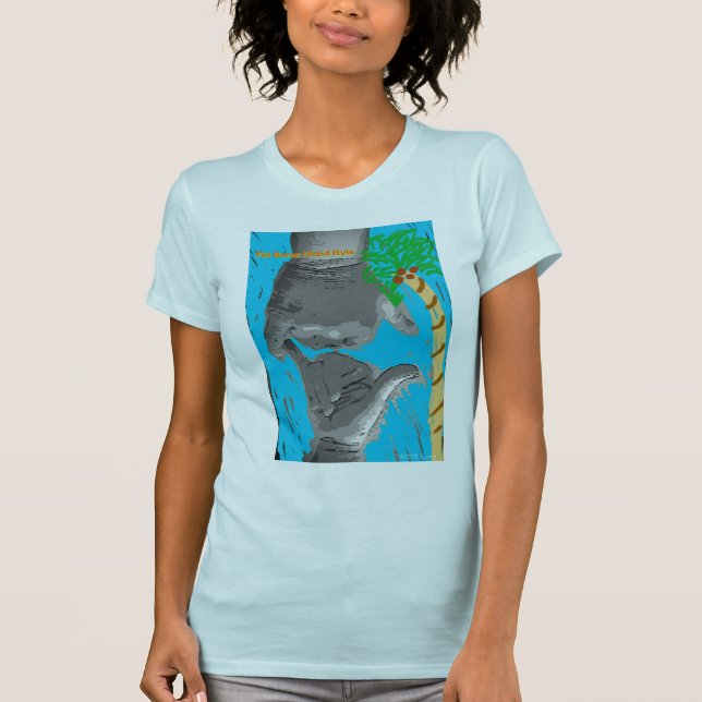First Bump Island Style Women's TShirt (Front)