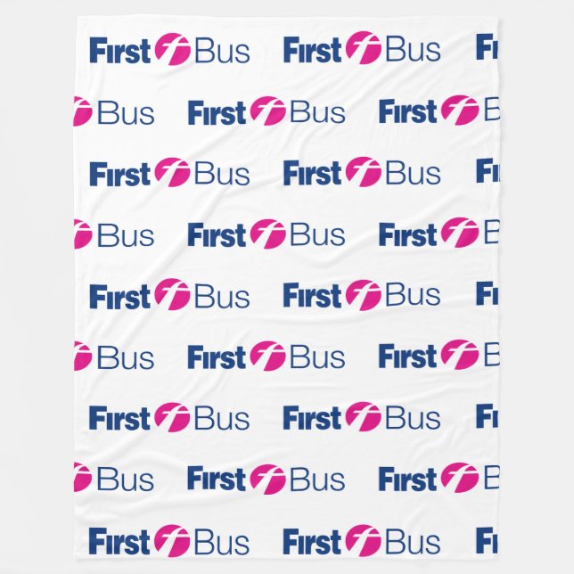 First Bus Throw Blanket (Front)