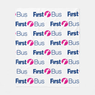 First Bus Throw Blanket