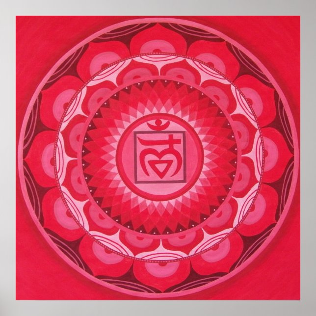 First Chakra Mandala Poster (Front)